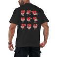 Teacher Valentines Day Reading Book Lover Bookworm Library Men's Back Print T-Shirt Teacher Valentines Day Reading Book Lover Bookworm Library Men's Back Print T-Shirt