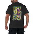 Teenage Mutant Ninja Turtles Retro Neon Comic Book Panels Men's Back Print T-Shirt Teenage Mutant Ninja Turtles Retro Neon Comic Book Panels Men's Back Print T-Shirt