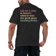 Tell Me a Time In History When Good Guys Banned Books Men's Back Print T-Shirt Tell Me a Time In History When Good Guys Banned Books Men's Back Print T-Shirt