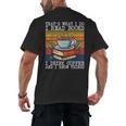 That's What I Do I Read Books Drink Coffee And I Know Things Men's Back Print T-Shirt