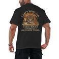 That’s What I Do I Read Books Reading Bookworm Reader Men's Back Print T-Shirt