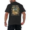 Tired Moms Book Club Cozy Night Coffee Reading Cat Men's Back Print T-Shirt Tired Moms Book Club Cozy Night Coffee Reading Cat Men's Back Print T-Shirt