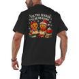 ’Tis The Season To Be Reading Book Lover Men's Back Print T-Shirt ’Tis The Season To Be Reading Book Lover Men's Back Print T-Shirt