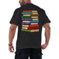 History Month Educated Black Leaders Reading Books Men's Back Print T-Shirt History Month Educated Black Leaders Reading Books Men's Back Print T-Shirt