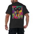 History Month Educated Black Women Girls Reading Book Men's Back Print T-Shirt History Month Educated Black Women Girls Reading Book Men's Back Print T-Shirt