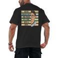 Never Underestimate Girl Read Book Reading Librarian Women Men's Back Print T-Shirt