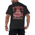 Valentine All Booked For Valentines Book Lovers Teacher Kid Men's Back Print T-Shirt