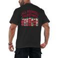 Valentines All Booked For Valentine Book Lover Teacher Men's Back Print T-Shirt Valentines All Booked For Valentine Book Lover Teacher Men's Back Print T-Shirt