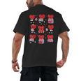 Valentines Day Librarian Heart Reading Book Women Men Kids Men's Back Print T-Shirt