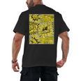 Varsity-Gold Yellow Comic Book University Varsity-Gold Men's Back Print T-Shirt
