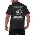 Vintage They Didn't Burn Witches They Burned Women Ban Books Men's Back Print T-Shirt Vintage They Didn't Burn Witches They Burned Women Ban Books Men's Back Print T-Shirt