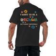 I Want To Be A Schwa Read Book Reading Librarian Men's Back Print T-Shirt