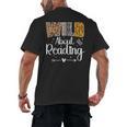 Wild About Reading Book Lover Bookworm Library Day Men's Back Print T-Shirt Wild About Reading Book Lover Bookworm Library Day Men's Back Print T-Shirt