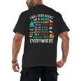 I Will Read Books On A Boat & Everywhere Men's Back Print T-Shirt I Will Read Books On A Boat & Everywhere Men's Back Print T-Shirt