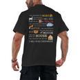 I Will Read Books On a Boat & Everywhere Reading Men's Back Print T-Shirt