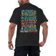 I Will Read Books On A Boat Kids Reading Read Books Men's Back Print T-Shirt