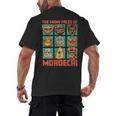 Women's DCC Many Faces Of Mordecai Grid Gamer Series Book Men's Back Print T-Shirt