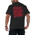 Women's Forget Flowers Buy Me Books Valentine Book Lover Men's Back Print T-Shirt