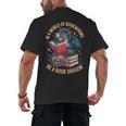 In A World Of Bookworms Be A Book Dragon Men's Back Print T-Shirt In A World Of Bookworms Be A Book Dragon Men's Back Print T-Shirt