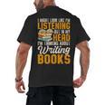 Writer Book Published Author Writers Men Women Men's Back Print T-Shirt Writer Book Published Author Writers Men Women Men's Back Print T-Shirt
