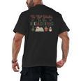 Xmas Books Tis The Season To Be Reading Book Lover Men's Back Print T-Shirt Xmas Books Tis The Season To Be Reading Book Lover Men's Back Print T-Shirt