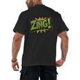 ZING Comic Book Retro Artwork – Cartoon Collector Men's Back Print T-Shirt ZING Comic Book Retro Artwork – Cartoon Collector Men's Back Print T-Shirt