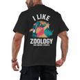 Zoologist Scientist Wildlife Biologist Zoology Introverted Men's Back Print T-Shirt Zoologist Scientist Wildlife Biologist Zoology Introverted Men's Back Print T-Shirt