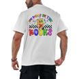 100 Days In The Book Fun 100 Days Of School Boy Girl Teacher Men's Back Print T-Shirt 100 Days In The Book Fun 100 Days Of School Boy Girl Teacher Men's Back Print T-Shirt