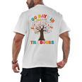 100 Days In The Books Reading Teacher 100th Day Of School Premium Men's Back Print T-Shirt 100 Days In The Books Reading Teacher 100th Day Of School Premium Men's Back Print T-Shirt