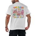 100th Day Of School Teacher 100 Days Coffee Books Men's Back Print T-Shirt 100th Day Of School Teacher 100 Days Coffee Books Men's Back Print T-Shirt