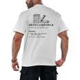 Abibliophobia The Fear Of Running Out Of Books Men's Back Print T-Shirt