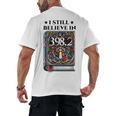 I Still Believe In 3982 Section Fairy Tale Book Lover Men's Back Print T-Shirt I Still Believe In 3982 Section Fairy Tale Book Lover Men's Back Print T-Shirt