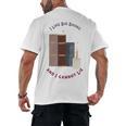 I Like Big Books Bookworm Tee Men's Back Print T-Shirt