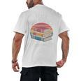 I Like Big Books Cannot Lie Librarian Reading Teacher Men's Back Print T-Shirt