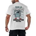 This Is My Book Character Costume Reading Book Lover Men's Back Print T-Shirt This Is My Book Character Costume Reading Book Lover Men's Back Print T-Shirt