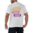 Book Fair Bookworm Library Its Book Fair Week Men's Back Print T-Shirt