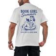 Book Girl Summer Men's Back Print T-Shirt Book Girl Summer Men's Back Print T-Shirt