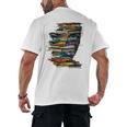 Book Women Graphic Art Colorful Eyes Men's Back Print T-Shirt Book Women Graphic Art Colorful Eyes Men's Back Print T-Shirt