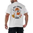 Book Worm Halloween Costume For Book Lovers Men's Back Print T-Shirt Book Worm Halloween Costume For Book Lovers Men's Back Print T-Shirt