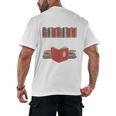My Weekend Is All Booked Cute Book Reader Teacher Men's Back Print T-Shirt