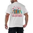 All Booked For Valentines Book Lover Valentine's Day Men's Back Print T-Shirt