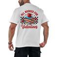 All Booked For Valentines Book Lovers Teacher Student Men's Back Print T-Shirt