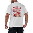 All Booked For Valentines Cute Book Lover Quote Men's Back Print T-Shirt All Booked For Valentines Cute Book Lover Quote Men's Back Print T-Shirt