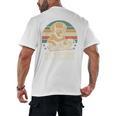 My Weekend Is All Booked Vintage Dog Reading Book Lovers Men's Back Print T-Shirt