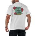 Books Are Better Than People Bookworm Librarian Reader Men's Back Print T-Shirt