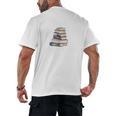 Books The Original Handheld Device Book Librarian Premium Men's Back Print T-Shirt