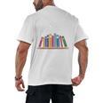 Books The Original Handheld Device Book Lovers Men's Back Print T-Shirt