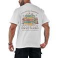 Books Reading Lovers Bookworm You Can Buy More Books Men's Back Print T-Shirt Books Reading Lovers Bookworm You Can Buy More Books Men's Back Print T-Shirt