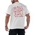 Buy Me Books And Tell Me I'm Pretty Men's Back Print T-Shirt Buy Me Books And Tell Me I'm Pretty Men's Back Print T-Shirt