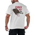 Christian Quote Holy Bible Crack This Book Not Drugs Men's Back Print T-Shirt Christian Quote Holy Bible Crack This Book Not Drugs Men's Back Print T-Shirt
